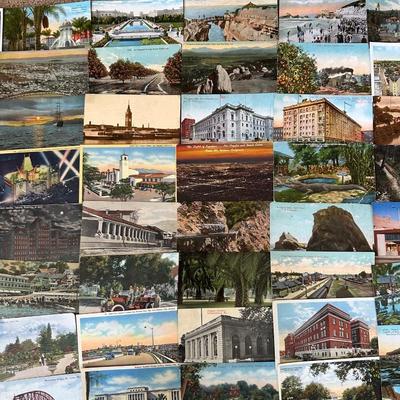 A GREAT VARIETY OF VINTAGE POSTCARDS
