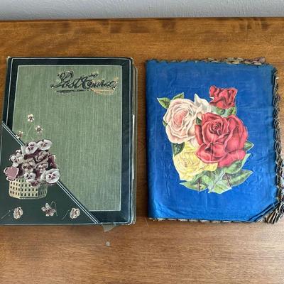 2 VINTAGE SCRAPBOOKS