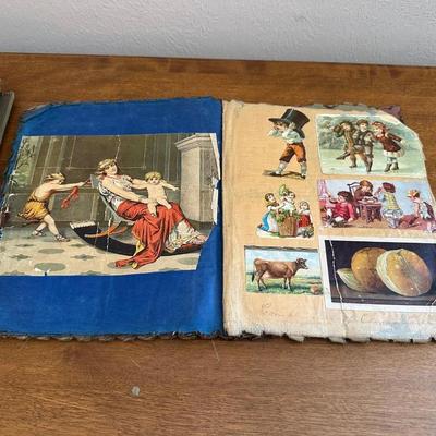 2 VINTAGE SCRAPBOOKS