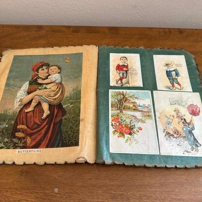 2 VINTAGE SCRAPBOOKS