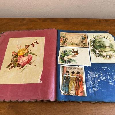 2 VINTAGE SCRAPBOOKS
