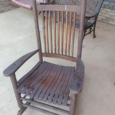 Shaker Style Wood Porch Rocker Choice A