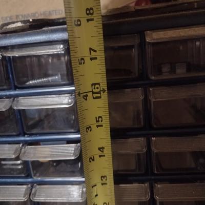 Pigeonhole Shop Storage Box with Contents