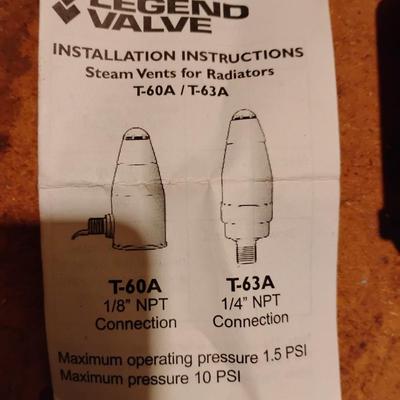Legend Air Valves
