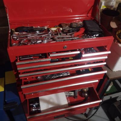 Two Piece Multi-Drawer Tool Chest (No Contents)