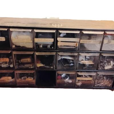 18 Drawer Small Parts Storage