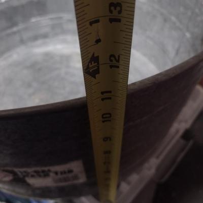 Galvanized 15 Gallon Washtub