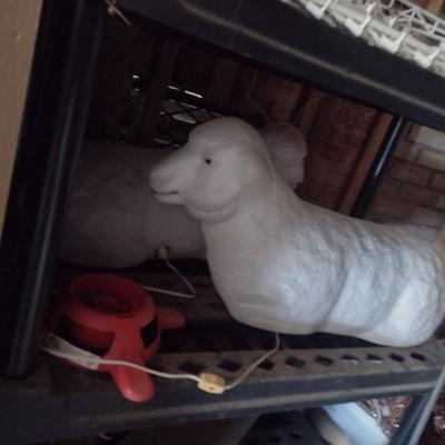Collection of Outdoor Nativity Scene Blow Mold Characters