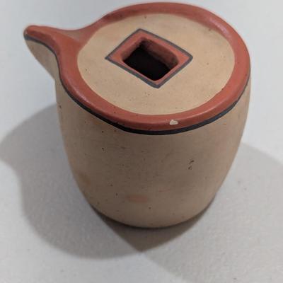 Native American Marie G. Romero Jemez Pottery Vessel 3"