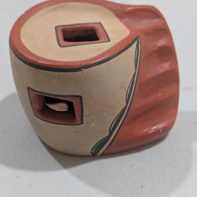 Native American Marie G. Romero Jemez Pottery Vessel 3"