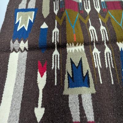 Vintage Navajo Blanket 52" x 30" (SR)
