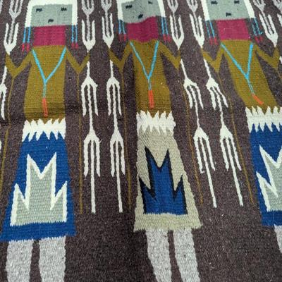 Vintage Navajo Blanket 52" x 30" (SR)