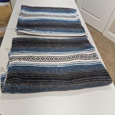 Pair Of Native American Blankets Approx 69" x 45" (SR) #4