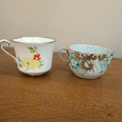 HAND PAINTED BONE CHINA WASH BOWL AND PITCHER