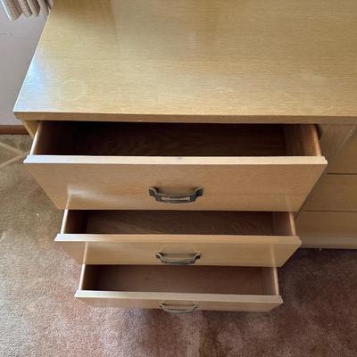 6 DRAWER DRESSER WITH MIRROR