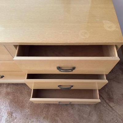 6 DRAWER DRESSER WITH MIRROR