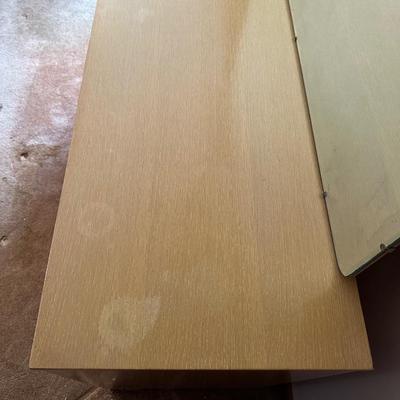6 DRAWER DRESSER WITH MIRROR