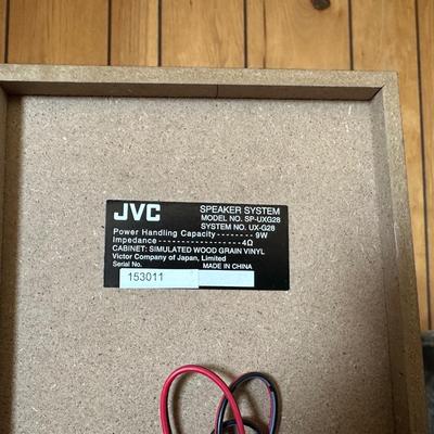 OPTIMUS AM/FM STEREO WITH DUAL CASSETTES AND EXTRA JVC SPEAKERS