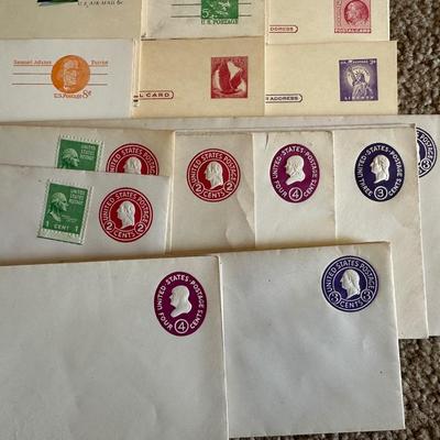 VINTAGE SCRAPBOOKS, PHOTO ALBUMS, STAMPED ENVELOPES, RIBBONS AND MORE