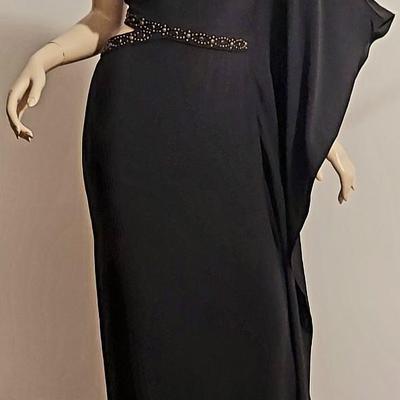 RALPH LAUREN Purple Label Demi Couture Studded One Shoulder Demi Couture dress