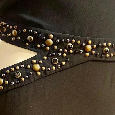 RALPH LAUREN Purple Label Demi Couture Studded One Shoulder Demi Couture dress