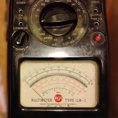 Vintage RCA OHMS Meter