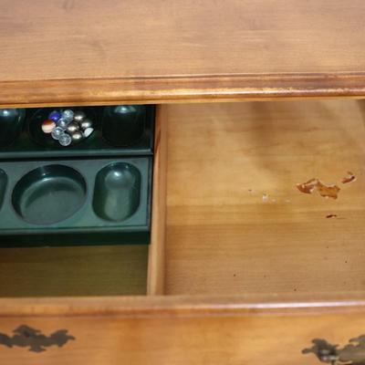 Tall Maple Early American Style Five Drawer Dresser