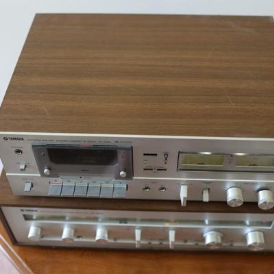 YAMAHA TC-520 Cassette and CR-620 Receiver