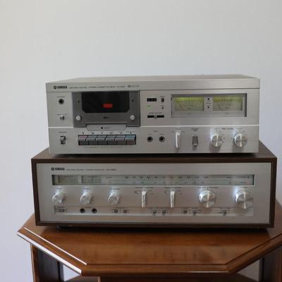 YAMAHA TC-520 Cassette and CR-620 Receiver