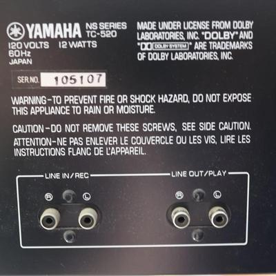 YAMAHA TC-520 Cassette and CR-620 Receiver