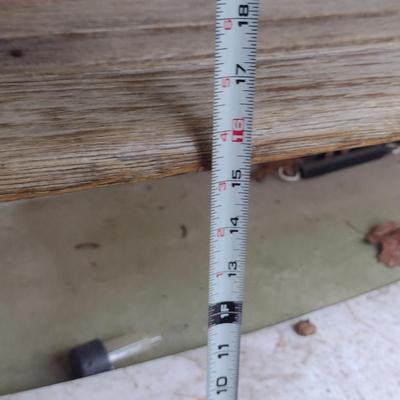 Cast Metal and Wood Bench- Approx 50 1/2" Long