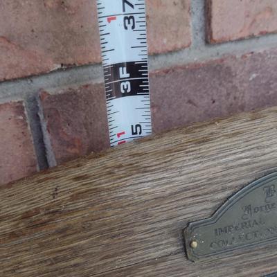 Cast Metal and Wood Bench- Approx 50 1/2" Long
