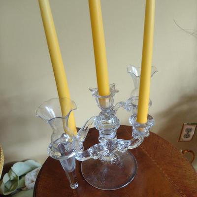 Candelabra and Bud Vases Set for Table Centerpiece