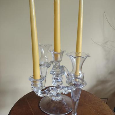 Candelabra and Bud Vases Set for Table Centerpiece
