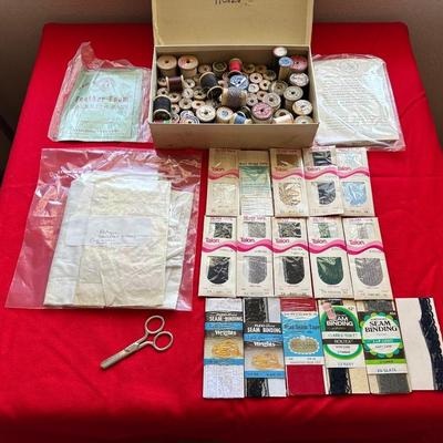 SEWING THREAD, SEAM TAPE, SEAM BINDING AND MORE