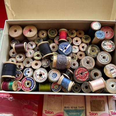 SEWING THREAD, SEAM TAPE, SEAM BINDING AND MORE