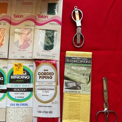 SEAM BINDING, SEAM TAPE, THREAD AND MORE