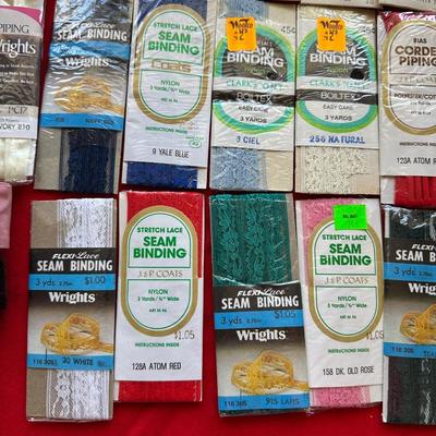 SEAM BINDING, SEAM TAPE, THREAD AND MORE