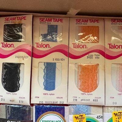 SEAM BINDING, SEAM TAPE, THREAD AND MORE