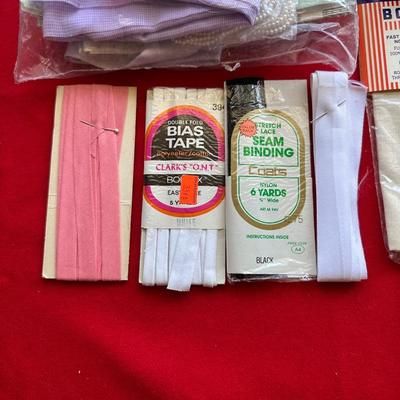 SEWING THREAD, SEAM TAPE, SEAM BINDING AND MORE