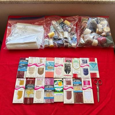 SEWING THREAD, SEAM BINDING, SEAM TAPE AND MORE