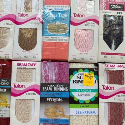 SEWING THREAD, SEAM BINDING, SEAM TAPE AND MORE