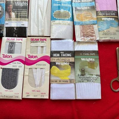 NICE ASSORTMENT OF SEWING NOTIONS