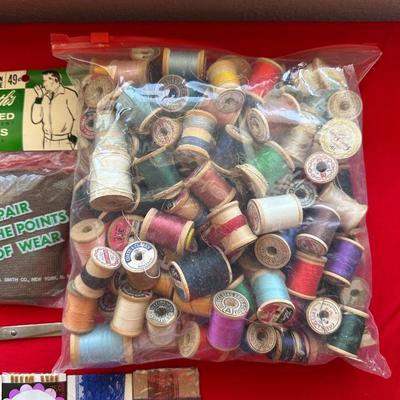 NICE ASSORTMENT OF SEWING NOTIONS