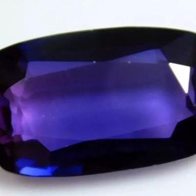 Natural Cushion Shape Purple Blue Sapphire EGL Certified 14.30 Ct Loose Gemstone