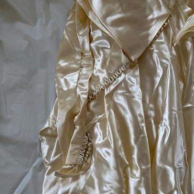 VINTAGE WEDDING DRESS AND LADIES COAT