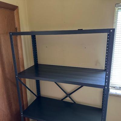 2 METAL SHELFS