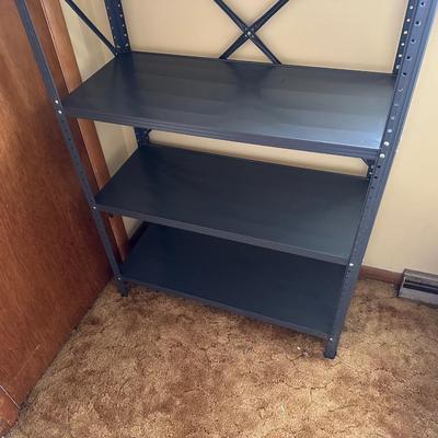 2 METAL SHELFS