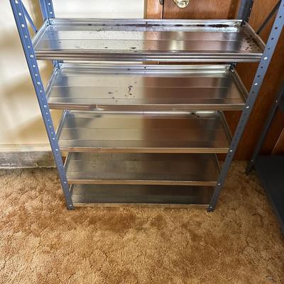 2 METAL SHELFS