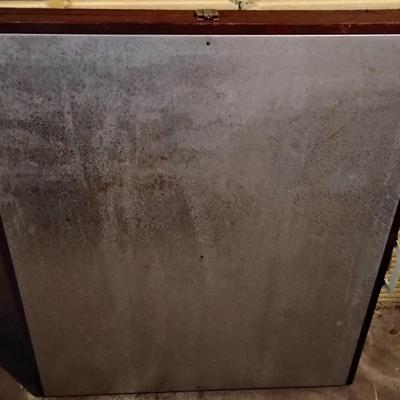 Metal/wood folding table